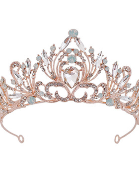 Wedding Accessories Korean Princess Crystal Flower Crown We