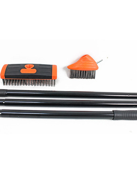 Three in one weeding brush, gardening cleaning tool set, mu