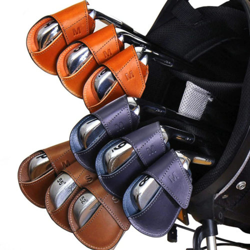 Golf Club Leather Cover Golf Club Cap Protective Cover GOLF