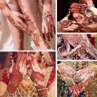 Waterproof Brown Red 2025 East Stickers Middle Lace Tattoo