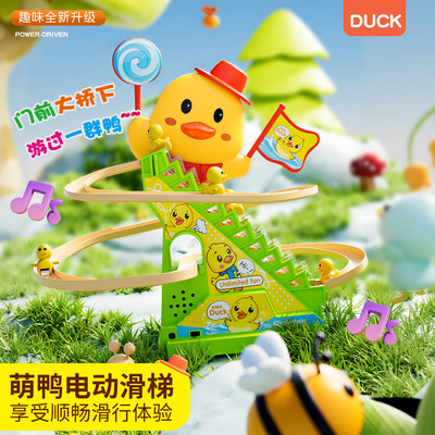 Ducksclimbingstairselectri