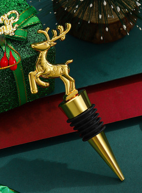 New Christmas Red Wine Stopper, Champagne Sealed Stopper, W