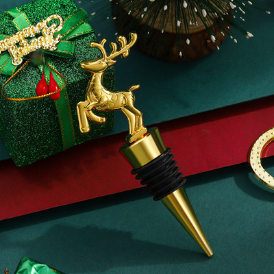 New Christmas Red Wine Stopper, Champagne Sealed Stopper, W