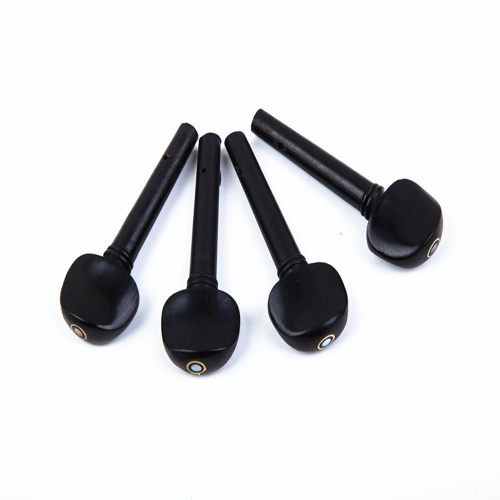 4 pieces of ebony violin string shaft with fish eye violin