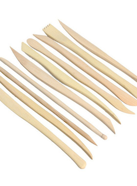 10 fine limb clay sculpture knives, clay pottery figurines,