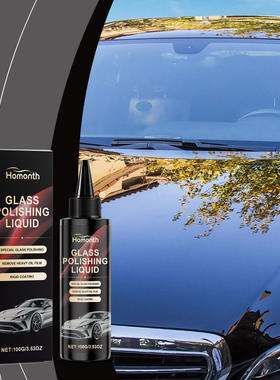 HOMONTH car glass care solution for cleaning water stains o