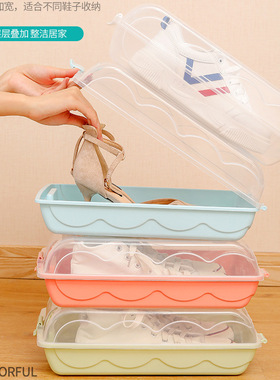 Storage box, shoe box, transparent plastic shoe cabinet, sh