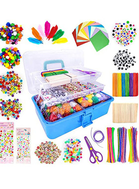 DIY portable box set, children's early education set, Child