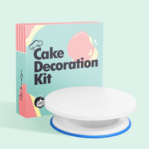 Cake turntable, plastic piping table, cake rotating table,