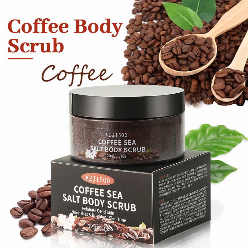 Coffee Sea Salt Body Scrub 250g Coconut Milk Coffee Body Sc