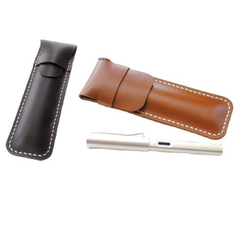 mirror PU leather pencil case, leather pencil case, s