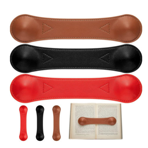 Same style heavy bookmark leather book page weight book cli
