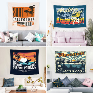 American style light luxury cartoon landscape background fa