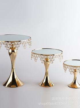 Wedding props, iron cake rack, home decoration, party cryst