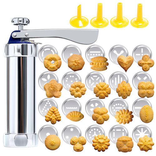 Cookie mold gun baking tool, aluminum alloy piping nozzle,