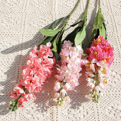 Simulated Flower Violet Single Branch Countryside Violet Fa