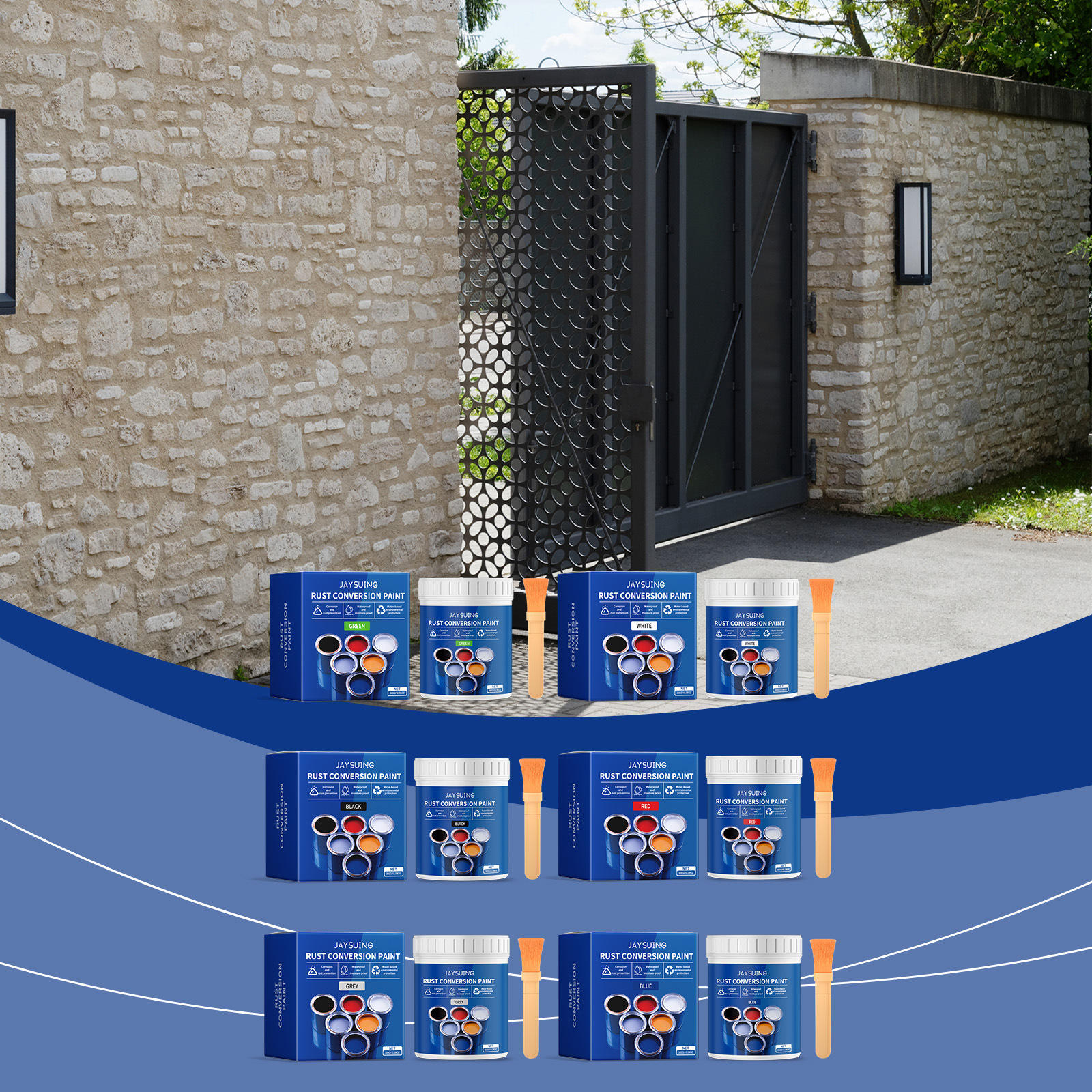 Jaysuing water-based anti rust paint series for household u