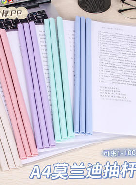 Morandi Color Drawbar Clamp A4 Pull Rod Clamp Thickened Lar