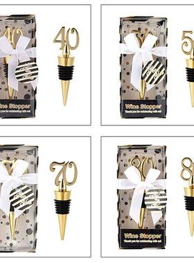 Creative Digital Wine Stopper Wedding Anniversary Wine Pres