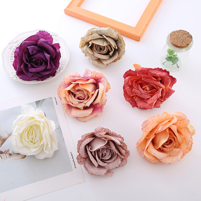 Simulated flower head DIY forest flower rose