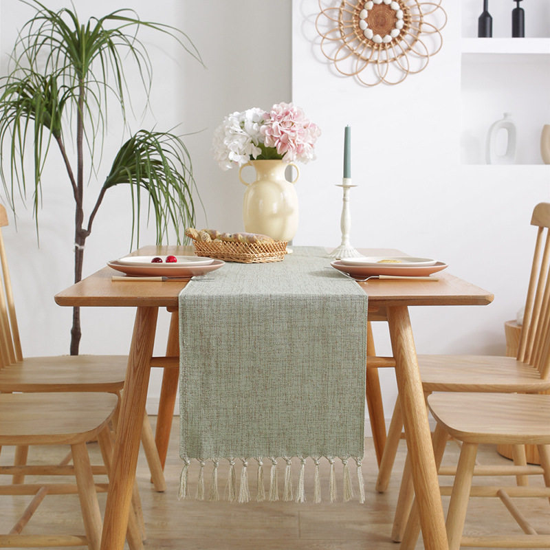 Single layer solid color handmade imitation cotton linen ta