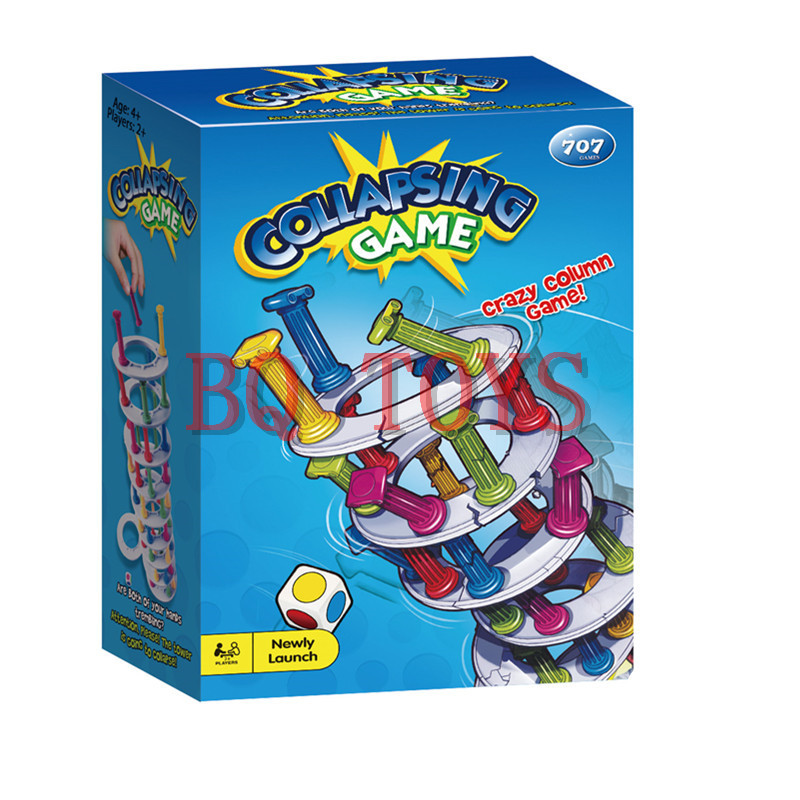 Pizza Tower Stacking High Draw Fun Board Game KID GAME Chil