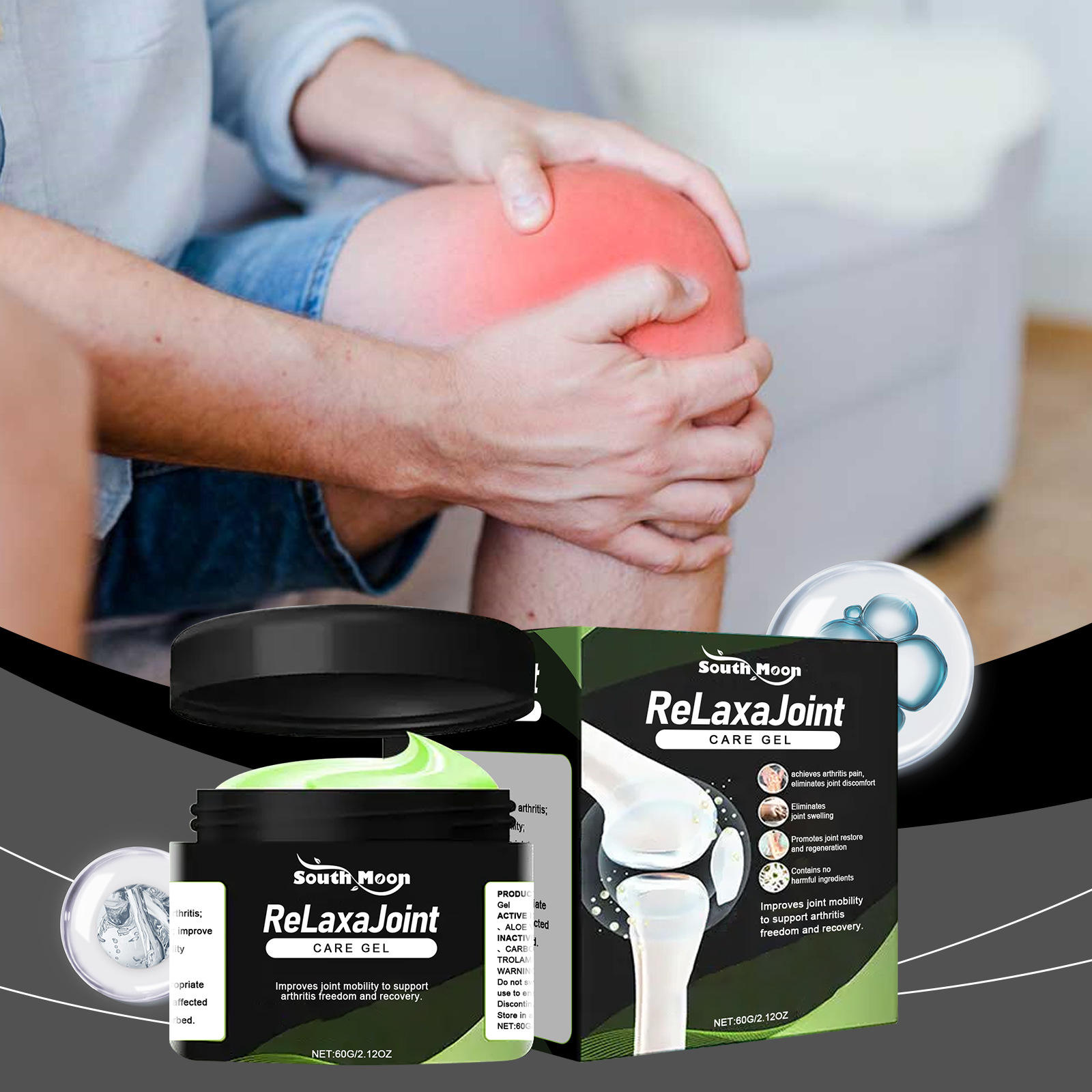 South Moon Joint Soothing gel Gentle Care Joint Knee Elbow
