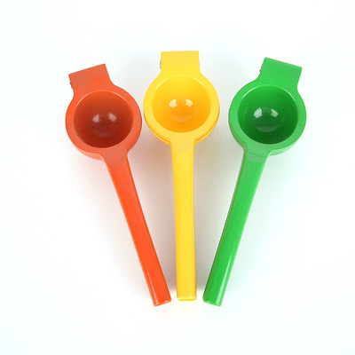 Aluminum alloy manual juicer, aluminum art fruit lemon clam