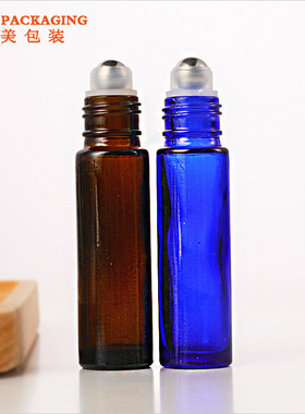 10ml Ball Bottle Glass Essential Oil Bottle Stainless Steel