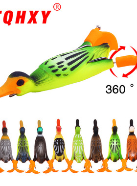 Luya bait propeller webbed duck 11.2g/9.5cm floating water