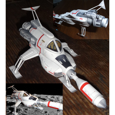 UFO Interceptor Paper Model DIY Handmade 3D Paper Model Mak