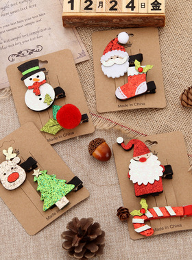 Selling cute little clips, Christmas hair clips, Japanese a