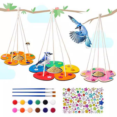Children's bird feeder set DIY handmade STEM learning outdo