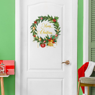 door circular sticker living bedroom MS7635 room Christmas