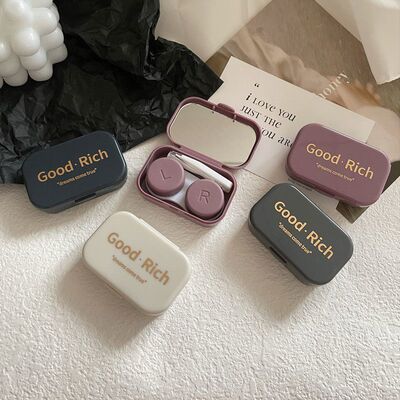 Contact lens box, portable contact lens box, companion care