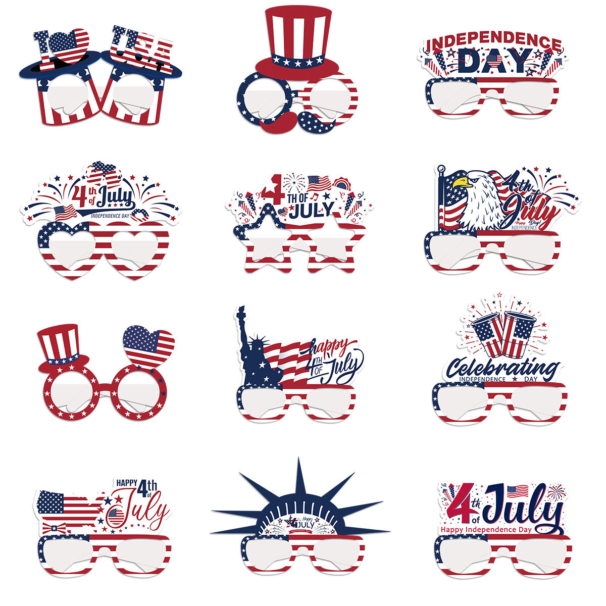 USA themed party, party, photo props, atmosphere arrangemen