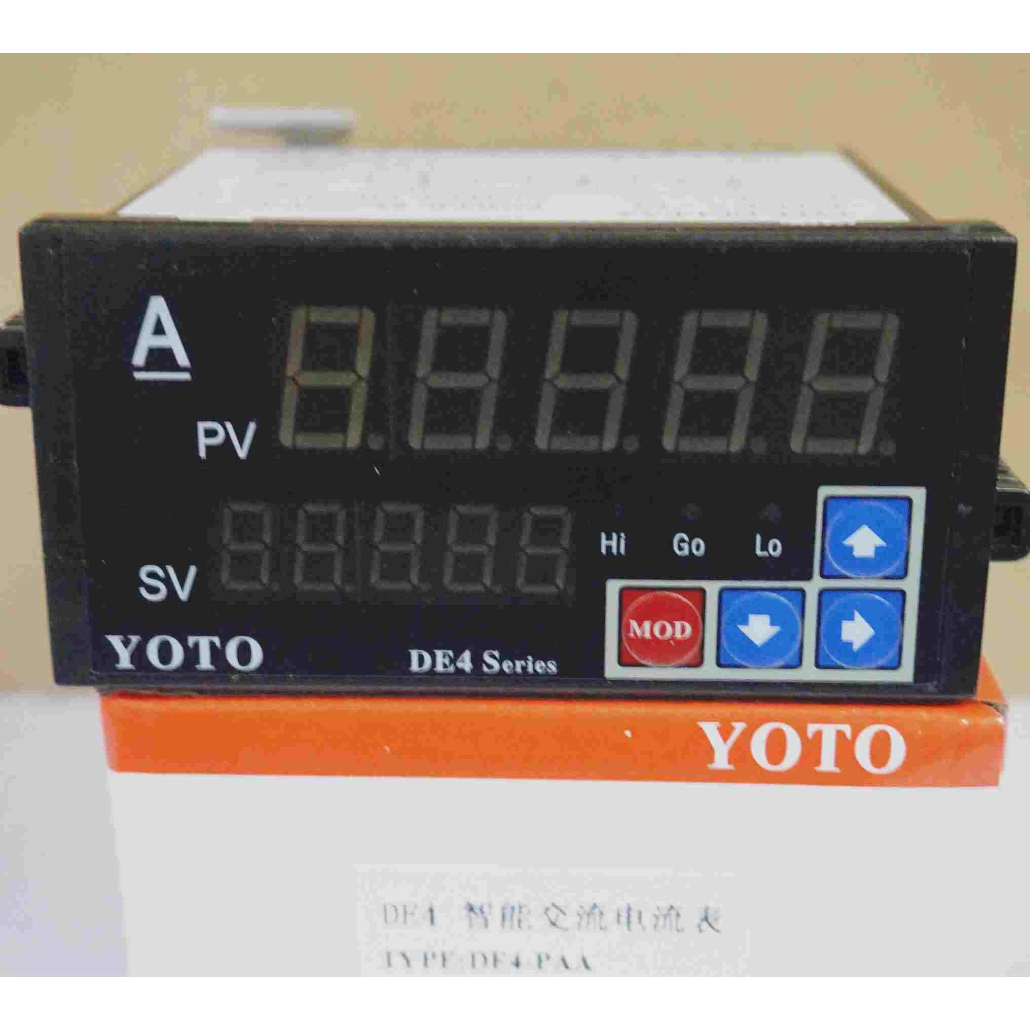 北崎YOTO 数显高精度智能上下限电流电压表 DE4-PAA/PAV/PDA/PDV