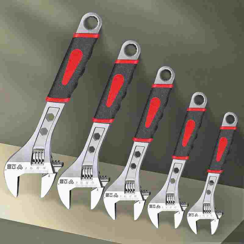 活动扳手工具大全正品工业级万能活口大开口板子神器多功能大口径