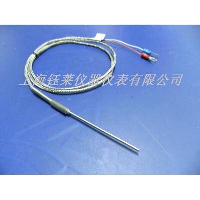 温度传感器 细铠装热电偶WRNT-191 分度号K 3x100mm 线2米