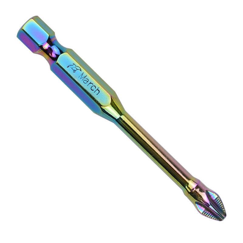 工业级S3彩色防滑抗冲击十字批头强磁电动手电钻风批咀起子螺丝刀