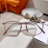 丹阳眼镜近视可配度数女款 超轻钛TR90眼镜框镜架防蓝光圆框镜