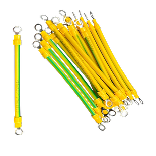 国标BVR光伏接地线黄绿双色小黄线2.5/4/6平方铜芯接地跨接连接线