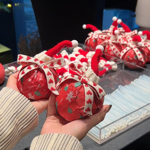 平安果包装纸苹果花束diy材料包圣诞节小礼品氛围感送女朋友礼物