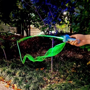 炫酷夜光绳子发射器电动浮空套绳儿童益智减压趣味创意黑科技玩具