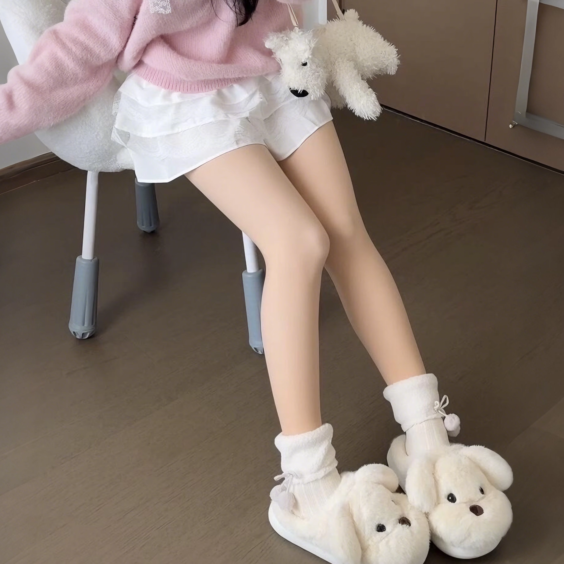 我不说谁知道我穿了光腿神器！