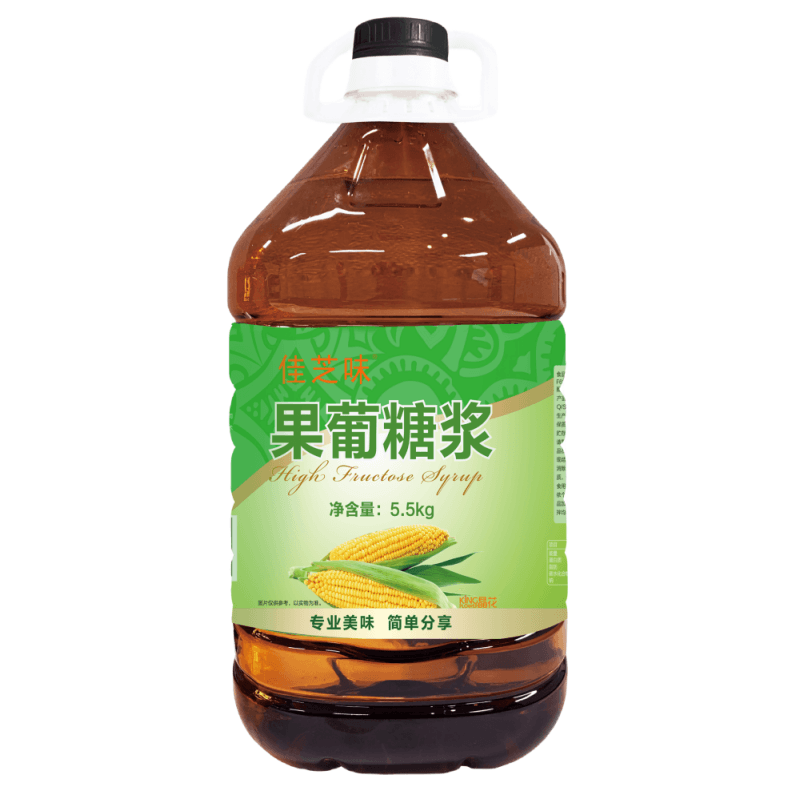 晶花佳芝味F60果糖调味果葡糖浆咖啡烘焙配料奶茶店5.5kg整箱装