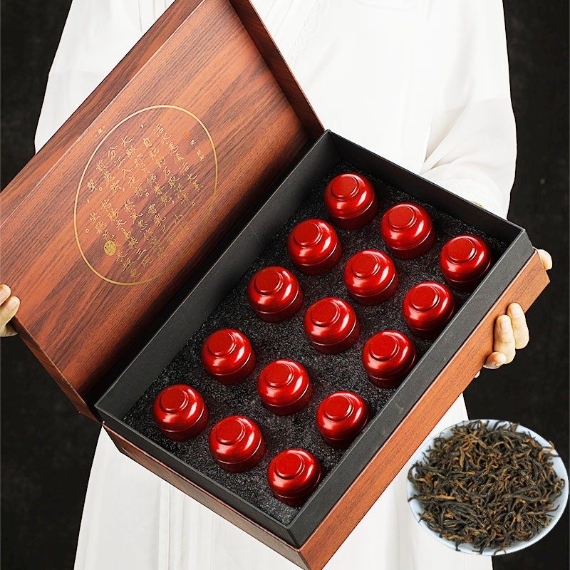 金骏眉红茶蜜香茶叶精美木纹小罐礼盒装礼品茶节日商务礼品茶送礼,茶,金骏眉,淘宝优惠券,粉丝福利购,淘宝优惠卷