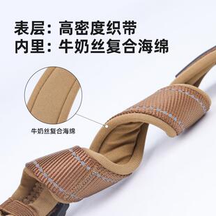 可狗狗项圈可调节尼龙圈反光防宠物项中型犬爆冲牵引纯色狗U5001