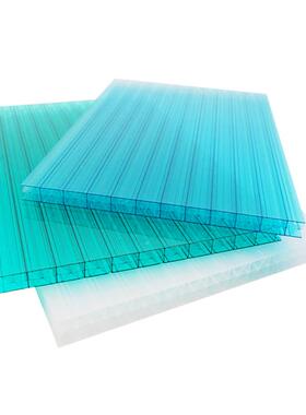 米字型阳光板20/TDC25mm雨菱形幕透明PC板棚墙室内隔断屋采顶PC光