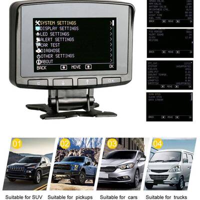 车载HUD抬头显示器功汽车视行74611车电脑BD数字车载平多能O仪表